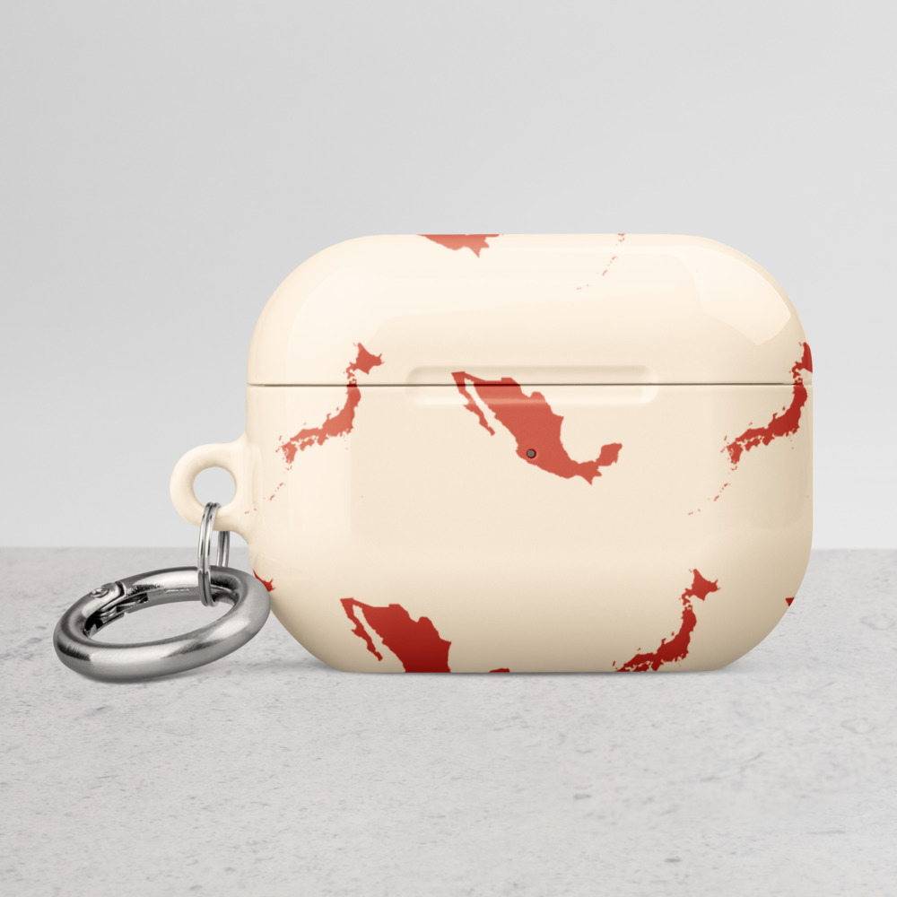 Repeat Print AirPods Case — Front