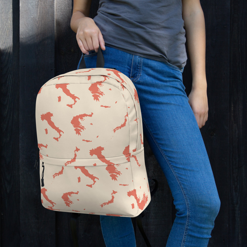 Repeat Print Backpack — Left